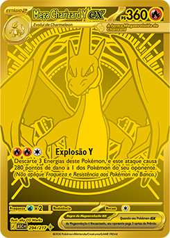 Mega Charizard Y ex | Heróis Excelsos | Banco de Dados de Cards do