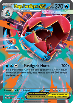 ポケモンカードゲーム MEGA FERALIGATR ex #763 MINT PSA9 Mega Feraligatr ex | Heróis Excelsos | Banco de Dados de Cards do