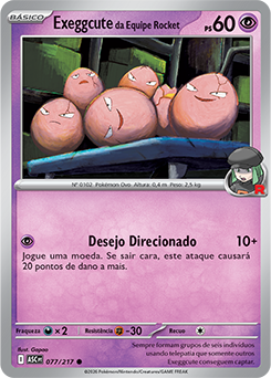 Exeggcute da Equipe Rocket