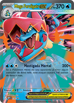 Mega Feraligatr ex — carta Pokémon TCG