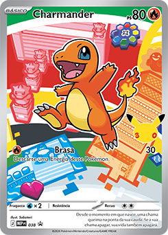 Charmander | 151 | Banco de Dados de Cards do Estampas Ilustradas