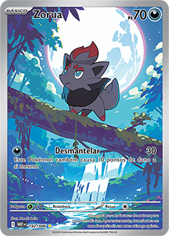 ポケモンカードゲーム yy Zorua | Fogo Branco | Banco de Dados de Cards do Estampas Ilustradas