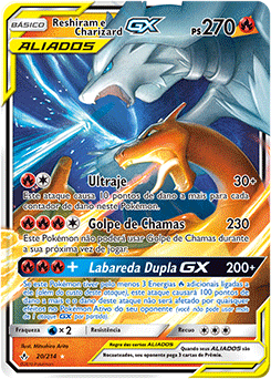 Reshiram e Charizard-GX