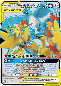 Moltres, Zapdos e Articuno-GX