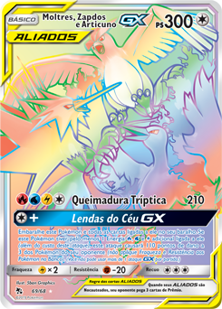 Moltres, Zapdos e Articuno-GX