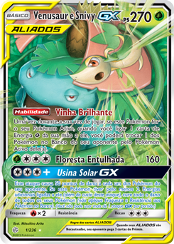 Venusaur e Snivy-GX