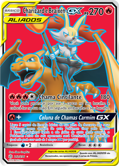 Charizard e Braixen-GX