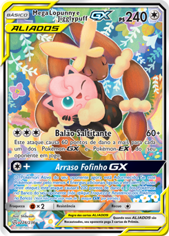 Mega Lopunny e Jigglypuff-GX