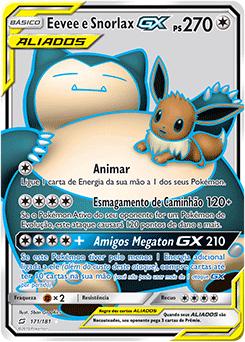 Eevee e Snorlax-GX