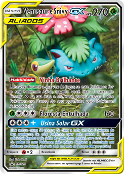 Venusaur e Snivy-GX