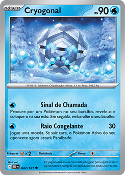 Cryogonal | Fagulhas Impetuosas | Banco de Dados de Cards do Estampas ...