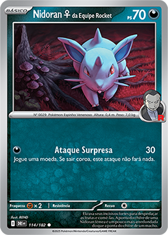 Nidoran♀ da Equipe Rocket | Rivais Predestinados | Banco de Dados