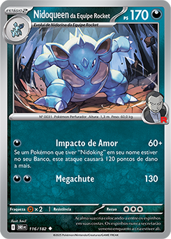 ニドクイン eカード 010/088 キラ ホロ Nidoqueen 151 Nidoqueen | 151 | Banco de Dados de Cards do Estampas Ilustradas
