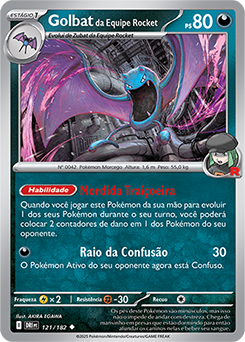 Golbat | Estilos de Batalha | Banco de Dados de Cards do Estampas