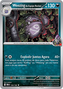 Weezing da Equipe Rocket | Rivais Predestinados | Banco de Dados