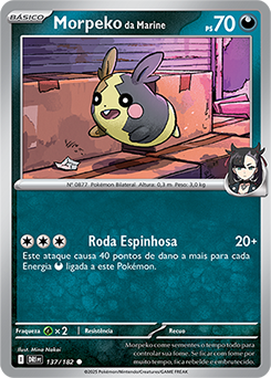 Morpeko da Marine | Rivais Predestinados | Banco de Dados de Cards