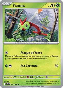 Yanma | Rivais Predestinados | Banco de Dados de Cards do Estampas