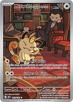 Meowth da Equipe Rocket | Rivais Predestinados | Banco de Dados de