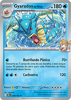 Gyarados da Misty | Rivais Predestinados | Banco de Dados de Cards