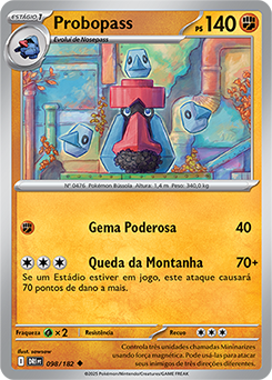 Probopass | Rivais Predestinados | Banco de Dados de Cards do