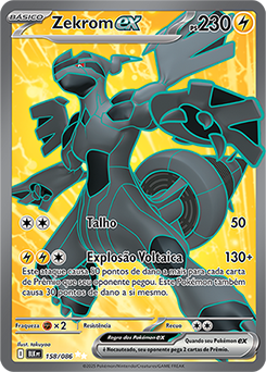 Zekrom ex | Raio Preto | Banco de Dados de Cards do Estampas