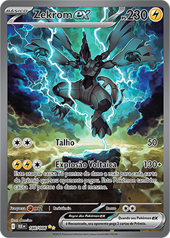 Zekrom ex | Raio Preto | Banco de Dados de Cards do Estampas