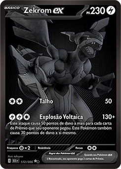 Zekrom ex | Raio Preto | Banco de Dados de Cards do Estampas