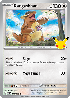 Kangaskhan 30th 114/128