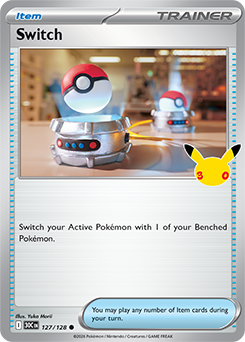 Switch ピカチュウ　イーブン Switch | 30th Celebration | TCG Card Database