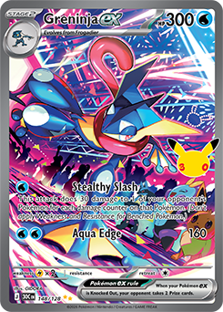 ポケモンカード Greninja ex Greninja ex | 30th Celebration | TCG Card Database