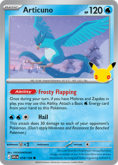 Articuno 30th 018/128