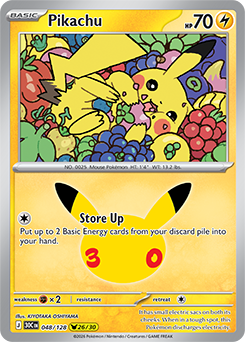 Pikachu 30th 048/128