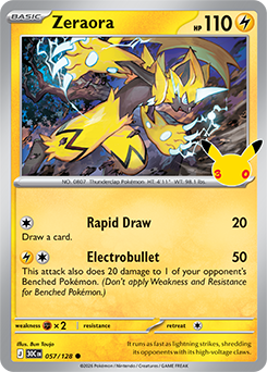 ポケモンカードゲーム Kuwabara Zeraora | 30th Celebration | TCG Card Database