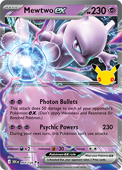 Mewtwo ex 30th 064/128