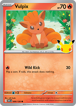Vulpix 30th 009/128
