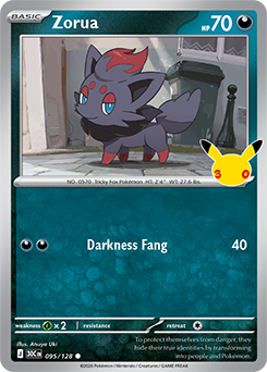 Zorua | 30th Celebration | TCG Card Database