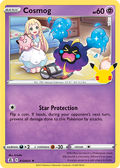 Cosmog Pokémon card