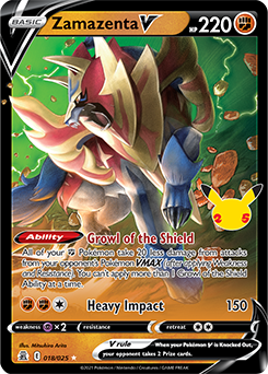 Zamazenta V Pokémon card