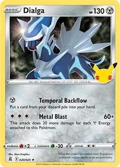 Dialga Pokémon card