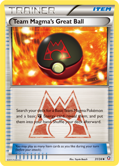 Team Magma’s Great Ball