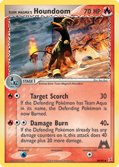 Team Magma’s Houndoom