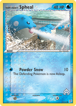 Team Aqua’s Spheal