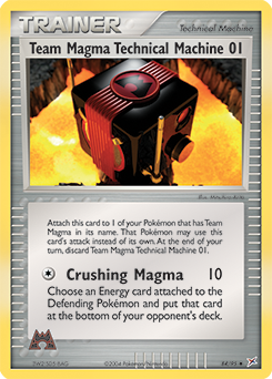 Team Magma’s Technical Machine 01