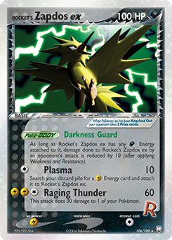 Rocket’s Zapdos ex