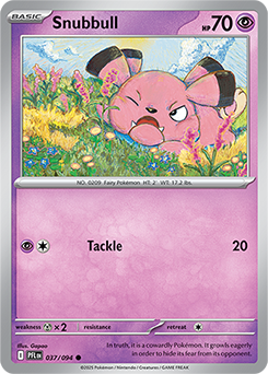 snubbull pokemon card Pokemon Detective Pikachu Snubbull #15