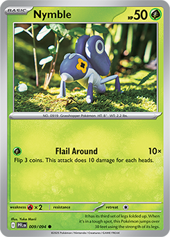 Nymble Pokémon card