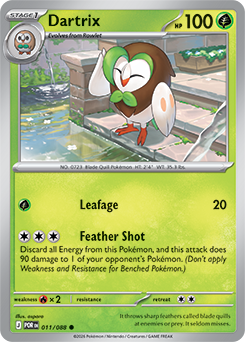 Dartrix | Pokédex