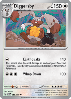 pokemon diggersby card Pokemon SM Forbidden light Card: Diggersby - 98/131 - Reverse Holo