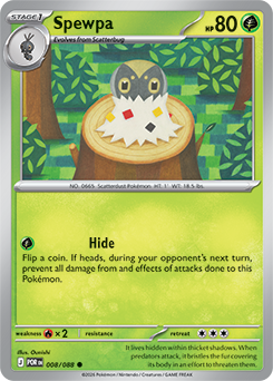 spewpa pokemon card Spewpa
