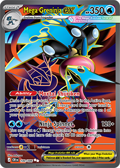 Mega Greninja ex | Chaos Rising | TCG Card Database